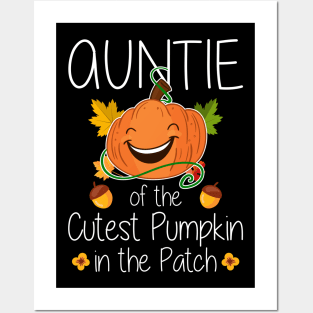 Auntie Of The Cutest Pumpkin Halloween Costume Posters and Art